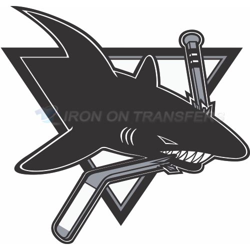 San Jose Sharks Iron-on Stickers (Heat Transfers)NO.310